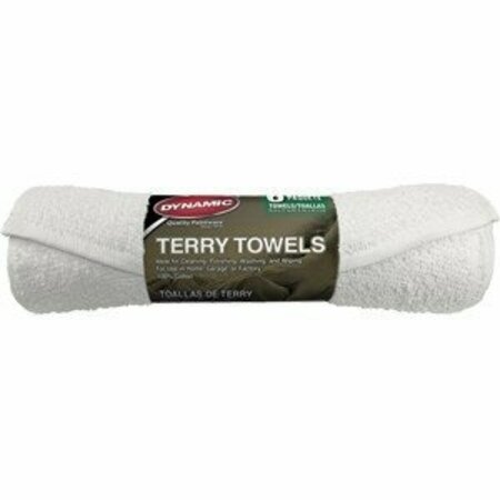 DYNAMIC PAINT PRODUCTS Dynamic 14 in. x 17 in. White Terry Towel, 6PK 00812